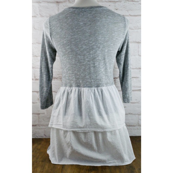 LOGO by Lori Goldstein Top w/Tiered Swiss Dot Back Detail ~ XS / Extra Small - Picture 5 of 7